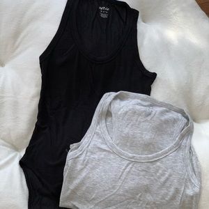 Ribbed tank body suits from Aerie